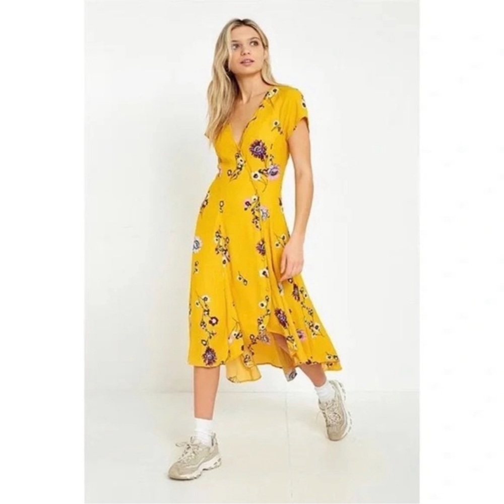 Free People Lost In You Floral Maxi Dress Medium